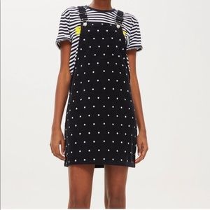 NWOT Topshop Corduroy Overall Dress